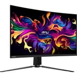 MSI MPG 321CURX QD-OLED 31.5" 4K UHD curved gaming monitor Zwart, 2x HDMI, DisplayPort, 2x USB-A, USB-B, USB-C, 240 Hz