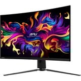 MSI MPG 321CURX QD-OLED 31.5" 4K UHD curved gaming monitor Zwart, 2x HDMI, DisplayPort, 2x USB-A, USB-B, USB-C, 240 Hz