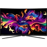 MSI MPG 321CURX QD-OLED 31.5" 4K Ultra HD curved gaming monitor Zwart, 1x DisplayPort, 2x HDMI, 1x USB-C, 2x USB-A, 240 Hz