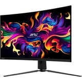 MSI MPG 321CURX QD-OLED 31.5" 4K Ultra HD curved gaming monitor Zwart, 1x DisplayPort, 2x HDMI, 1x USB-C, 2x USB-A, 240 Hz