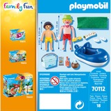 PLAYMOBIL Family Fun - Badgast met zwembanden Constructiespeelgoed 70112