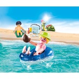 PLAYMOBIL Family Fun - Badgast met zwembanden Constructiespeelgoed 70112