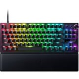 Razer Huntsman V3 Pro TKL RGB mechanisch gaming toetsenbord Zwart, US lay-out (QWERTY), Razer Analog Optical Gen 2, 80% (TKL)	, Double-shot PBT