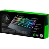 Razer Huntsman V3 Pro TKL, gaming toetsenbord Zwart, US lay-out, Razer Analog Optical, TKL, RGB leds, Doubleshot PBT