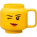 LEGO keramische mok - knipogend meisjeshoofd, groot