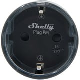 Shelly Shelly Plug PM Gen3 schwarz wandcontactdoos Zwart