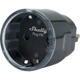 Shelly Shelly Plug PM Gen3 schwarz wandcontactdoos Zwart