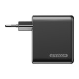 Sitecom 70W GaN Power Delivery Wall Charger with full color LED display Zwart