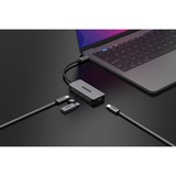 Sitecom USB-C naar 4x USB-C 10 Gbps Hub usb-hub Grijs