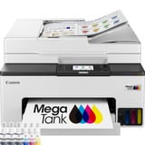 Canon MAXIFY GX2051-kleureninkjetprinter met navulbare MegaTank all-in-one inkjetprinter met faxfunctie Wit, printen, kopiëren, scannen, faxen, Wi-Fi
