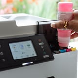 Canon MAXIFY GX2051-kleureninkjetprinter met navulbare MegaTank all-in-one inkjetprinter met faxfunctie Wit, printen, kopiëren, scannen, faxen, Wi-Fi