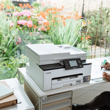 Canon MAXIFY GX2051-kleureninkjetprinter met navulbare MegaTank all-in-one inkjetprinter met faxfunctie Wit, printen, kopiëren, scannen, faxen, Wi-Fi