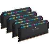 Corsair 64 GB DDR5-6600 Quad-Kit werkgeheugen Zwart, CMT64GX5M4B6600C32, Dominator Platinum RGB, XMP