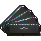 Corsair 64 GB DDR5-6600 Quad-Kit werkgeheugen Zwart, CMT64GX5M4B6600C32, Dominator Platinum RGB, XMP