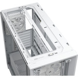 Corsair FRAME 4000X RS midi tower behuizing Wit | 2x USB-A | 1x USB-C | RGB | Tempered Glass