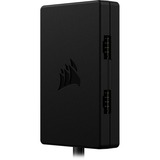 Corsair Interne USB-hub 2.0 met 4 poorten Zwart, 0,45 meter