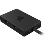Corsair Interne USB-hub 2.0 met 4 poorten Zwart, 0,45 meter
