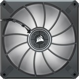 Corsair ML140 LED ELITE White case fan Zwart/wit, 4-pins PWM fan-connector