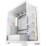 DeepCool CG580 4F WH V2 midi tower behuizing Wit | 2x USB-A | 1x USB-C | RGB | Tempered Glass