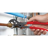 KNIPEX Cobra 250 mm 87 01 250 zweedse- / waterpomp-tang Zwart/rood, Getande grijpvlakken, Doorgestoken scharnier 