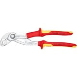 KNIPEX Cobra VDE Hightech-waterpomptang 87 26 250 zweedse- / waterpomp-tang Rood/geel, Getande grijpvlakken, Doorgestoken scharnier 