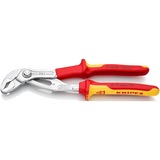 KNIPEX Cobra VDE Hightech-waterpomptang 87 26 250 zweedse- / waterpomp-tang Rood/geel, Getande grijpvlakken, Doorgestoken scharnier 