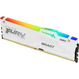 Kingston FURY 64 GB DDR5-6000 Kit werkgeheugen Wit, KF560C40BWAK2-64, Beast RGB, XMP