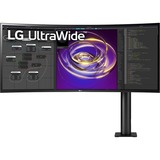 LG UltraWide 34WP88C-B 34" Curved UltraWide Monitor Zwart, 2x HDMI, DisplayPort, 2x USB-A 3.2 (5 Gbit/s), USB-C