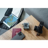 Verbatim Universele reisadapter UTA-03 reisstekker Zwart/zilver, 2x USB-A, 3x USB-C