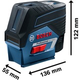 Bosch Lijnlaser GCL 2-50 C +RM2 +GAL kruislijnlaser Blauw/zwart