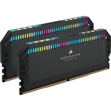Corsair 32 GB DDR5-5200 Kit werkgeheugen Zwart, CMT32GX5M2B5200C40, Dominator Platinum RGB, XMP