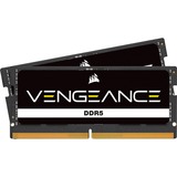 Corsair 32 GB DDR5-5600 (2x 16 GB) Kit laptopgeheugen Zwart, Vengeance