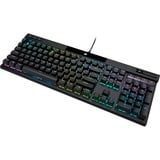 Corsair K70 RGB PRO Mechanical Gaming Keyboard Zwart, US lay-out, Cherry MX RGB Red, RGB leds, PBT double-shot