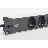 Digitus DN-95411 Zwart/aluminium, 3x stekker