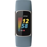 FitBit Charge 5 fitnesstracker Blauwgrijs/platina
