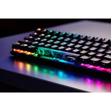 HyperX Alloy Origins 60, gaming toetsenbord Zwart, US lay-out, HyperX Red, RGB leds, Double shot PBT-keycaps