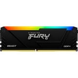 Kingston FURY 32 GB DDR4-3200 (2x 16 GB) Kit werkgeheugen Zwart, KF432C16BB2AK2/32, Beast RGB, XMP
