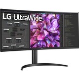 LG UltraWide 34WQ75C-B 34" Curved monitor Zwart, 2x HDMI, 1x DisplayPort, 5x USB-A, 1x USB-C, 1x RJ-45