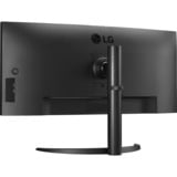 LG UltraWide 34WQ75C-B 34" curved monitor Zwart, 2x HDMI, DisplayPort, 4x USB-A, USB-B, USB-C, RJ-45