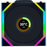 Lian Li UNI FAN SL120 LCD Wireless RGB case fan Zwart, 120 x 124.5 x 28 mm, PWM