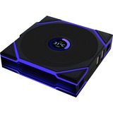 Lian Li UNI FAN TL120 LCD Wireless Single Pack case fan Zwart, 4-pin PWM + 1x 9-pin USB