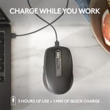 Logitech MX Anywhere 3S muis Grafiet, 200 - 8000 dpi , Bluetooth low energy