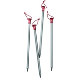 MSR Core Stake 9" Kit (4 stakes) Haring Zilver/rood