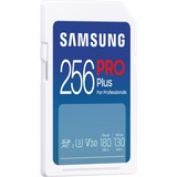 SAMSUNG PRO Plus 256 GB SDXC geheugenkaart Wit, UHS-I U3, Class 3, V30, Incl. kaartlezer