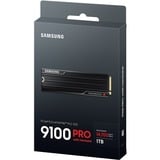 Samsung 9100 PRO Heatsink 1 TB SSD MZ-VAP1T0CW, PCIe Gen 5.0 x4, NVMe 2.0