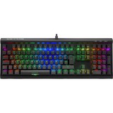 Sharkoon SKILLER SGK60, gaming toetsenbord Zwart, BE Lay-out, Kailh Box White, RGB leds