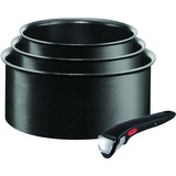 Tefal Braadpanset Ingenio Expertise + handvat, 4-delig pannenset Zwart, Ø 20cm, Ø 18cm, Ø 16cm