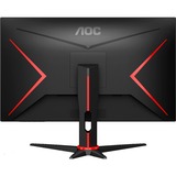 AOC 24G2SPAE/BK 23.8" gaming monitor Zwart/rood, 165 Hz, VGA, HDMI, DisplayPort, Audio, Freesync Premium