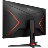 AOC 24G2SPAE/BK 23.8" gaming monitor Zwart/rood, 165 Hz, VGA, HDMI, DisplayPort, Audio, Freesync Premium