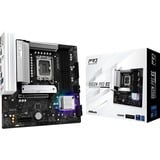 ASRock B860M Pro RS socket 1851 moederbord Zwart/zilver, RAID, 2.5 Gb-LAN, Sound, µATX